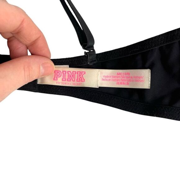 PINK Victoria Secret push up bras Set of 2 Size 32C‎ nude black - Picture 12 of 13